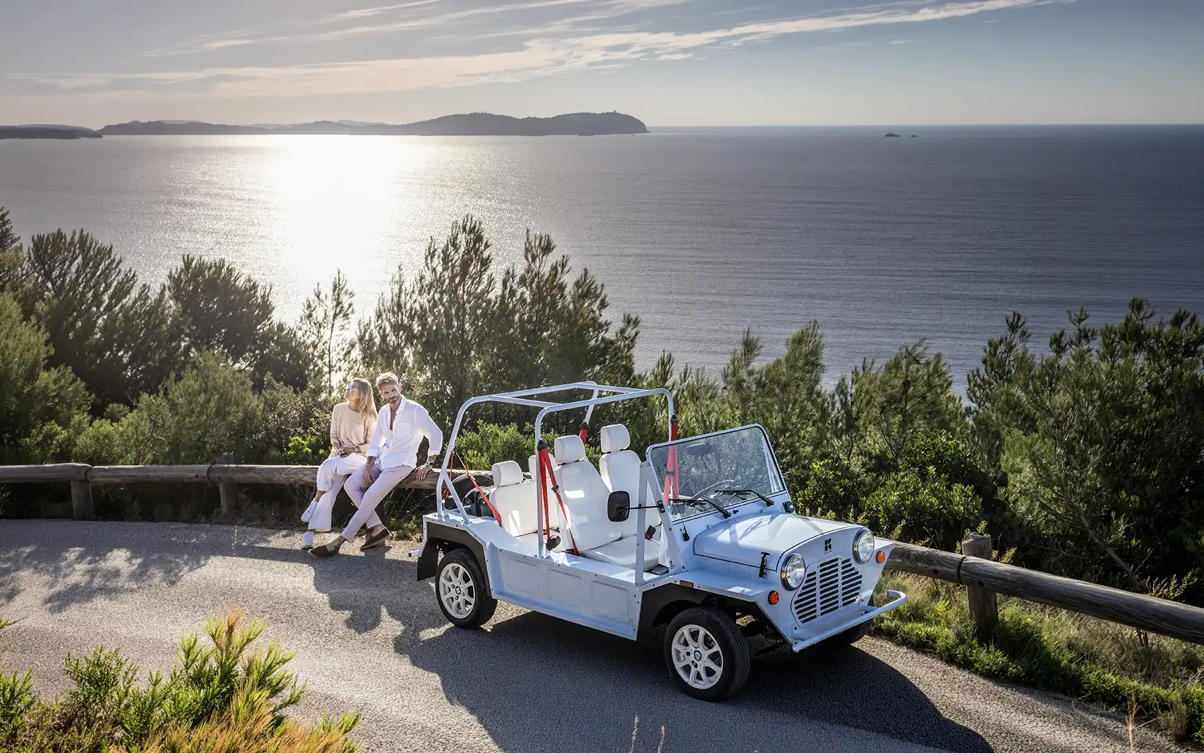 Location de voiture de plage électrique à Palma