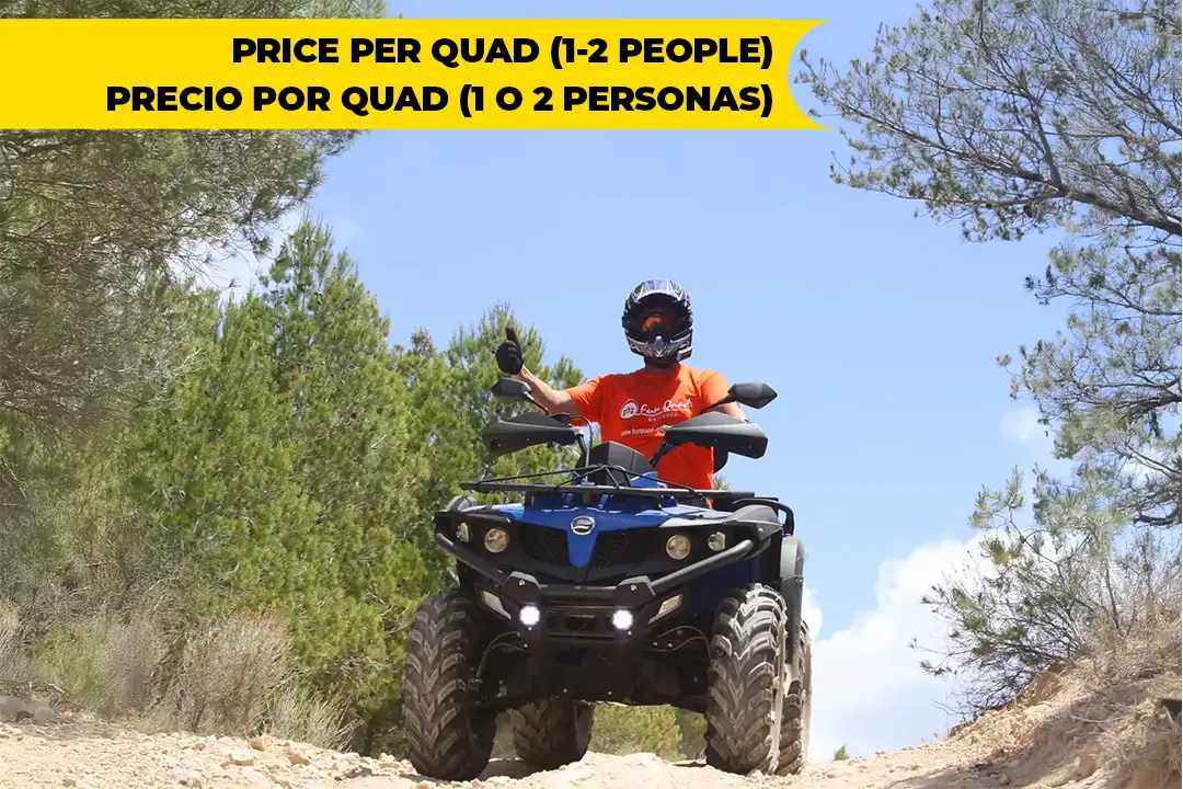 Quad adventure mountains tour in Paguera