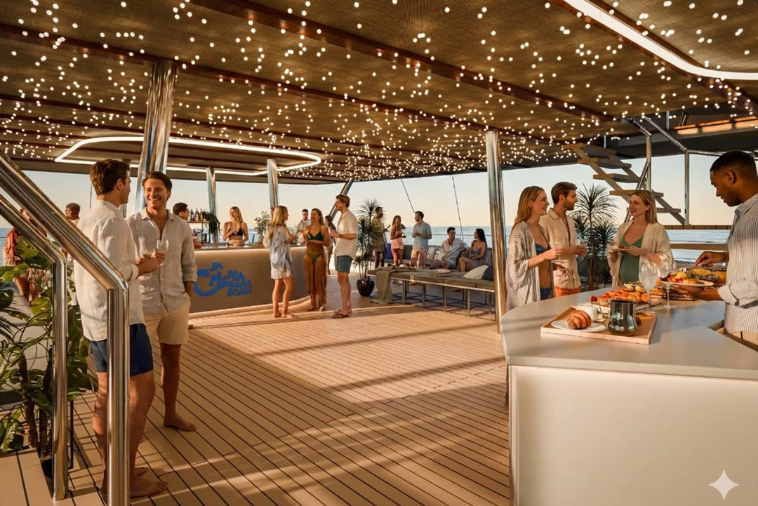 Luxury Catamaran Experience in Palma Bay