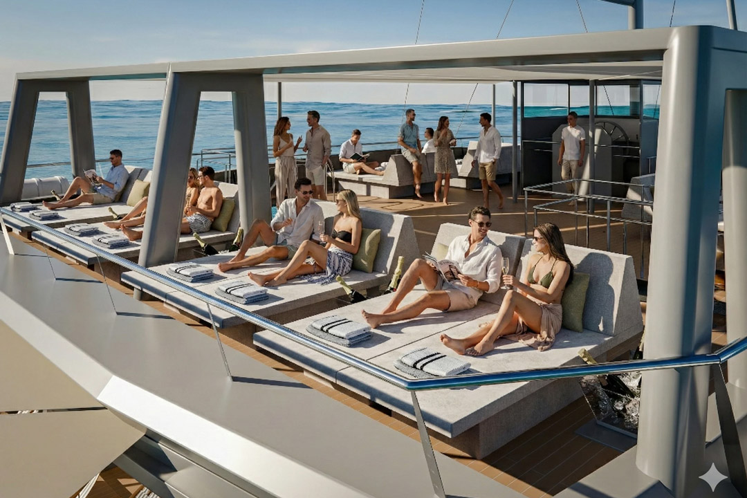 Luxury Catamaran Experience in Palma Bay